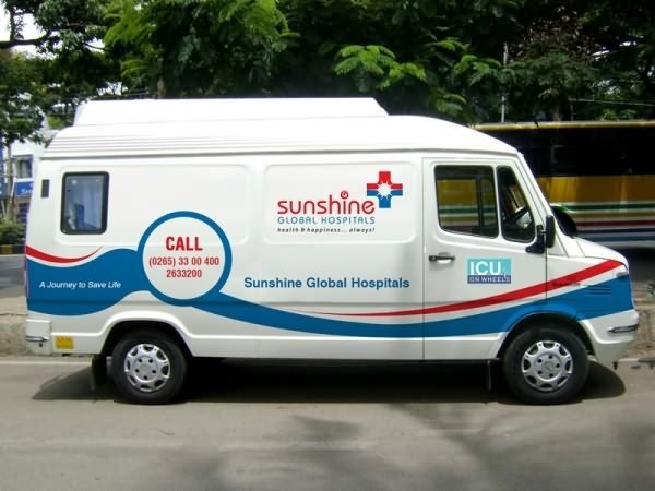 Ambulance branding, Sunshine Global Hospitals